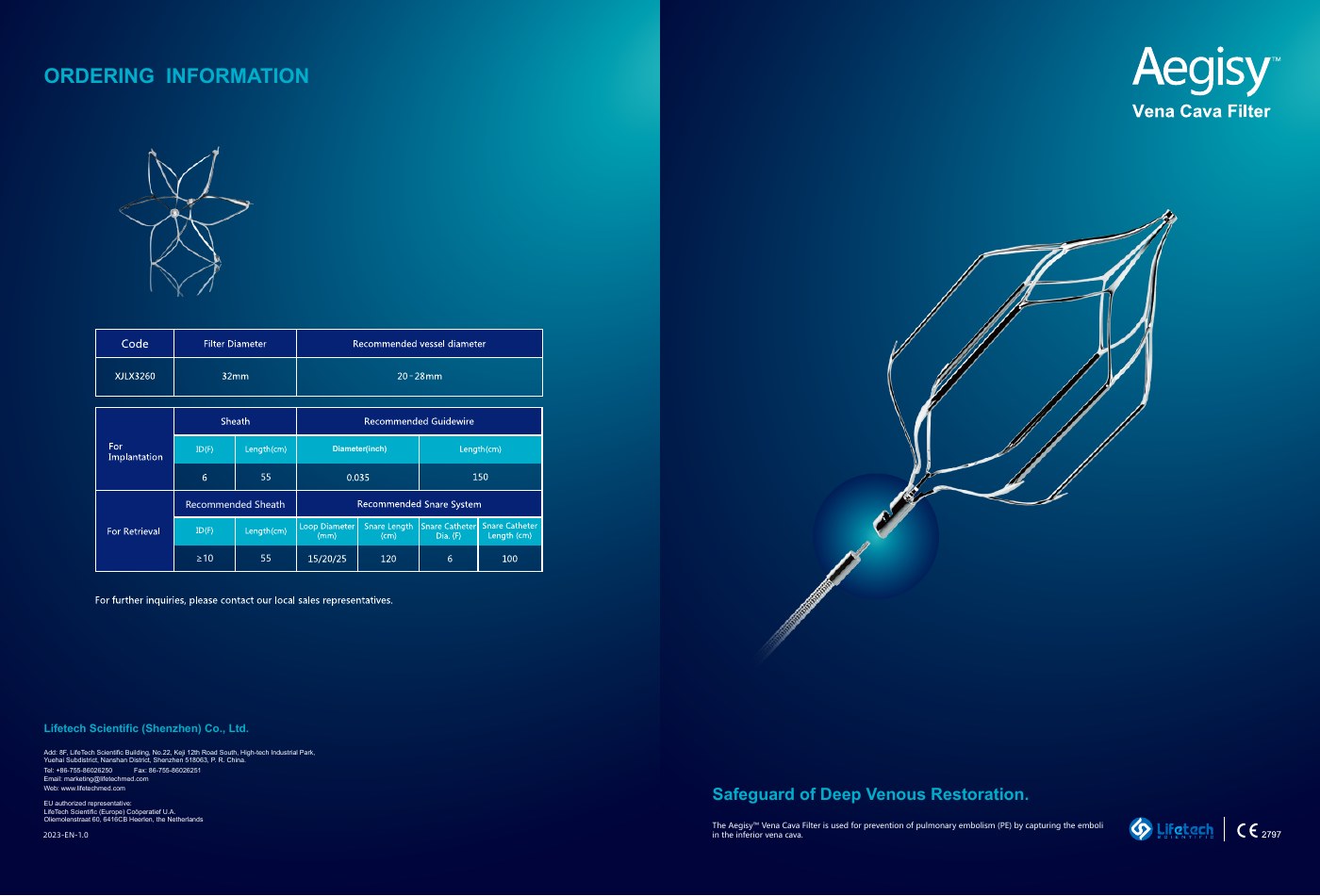 Brochure Aegisy Vena Cava Filter